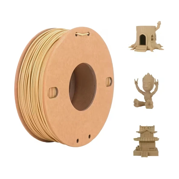 RhinoLab Wood PLA Filament 4 Adet - Resim 4