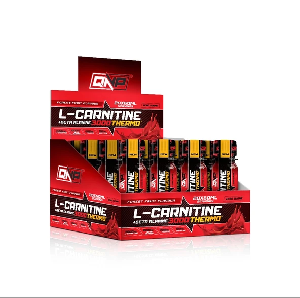 QNP L-Carnitine 3000 Thermo Shot 20x60 ML Forest Fruit Aromalı ürün görseli 1