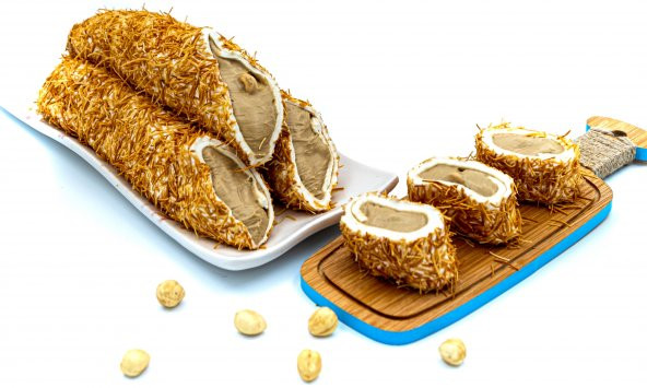 Dadak Lokum ve Kuruyemiş Kadayıf Kaplamalı Fındık Kremalı Lokum 200Gram ürün görseli 1