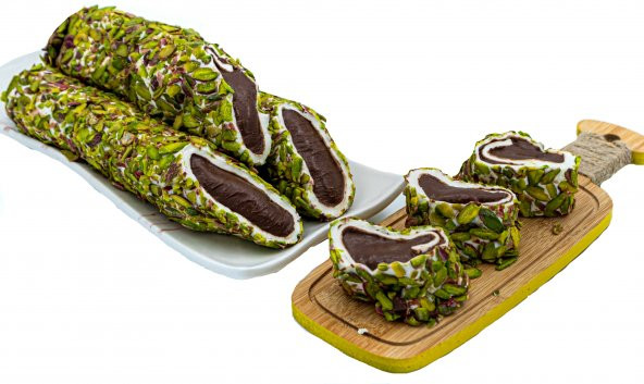 Dadak Lokum ve Kuruyemiş File Antep Fıstığı Kaplamalı Çikolata Dolgulu Lokum 1Kg ürün görseli 1