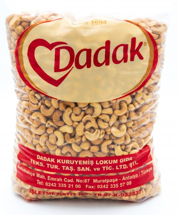 Dadak Lokum ve Kuruyemiş Çiğ Kaju 5 Kg ürün görseli 1