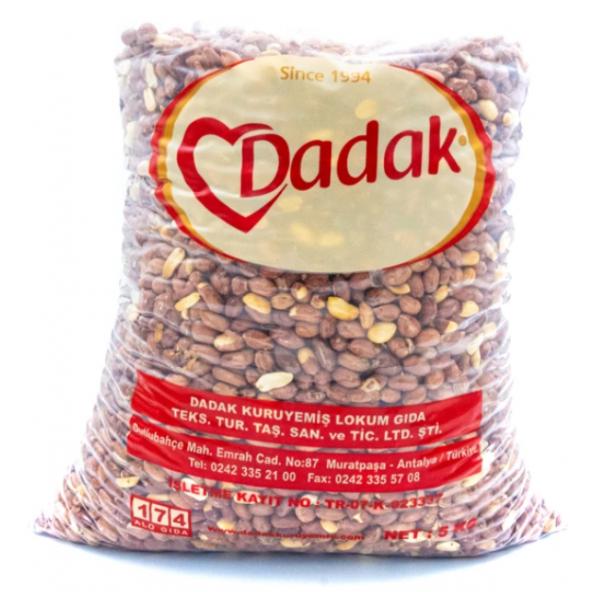 Dadak Lokum ve Kuruyemiş Tuzsuz Fıstık 5 Kg ürün görseli 1