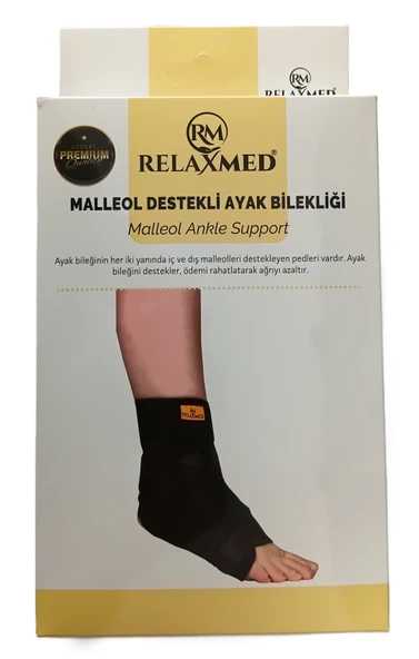 Malleol Destekli Ayak Bilekliği (8 Bandajlı Silikon Destekli Medikal Ayak Bilekliği) ürün görseli 1