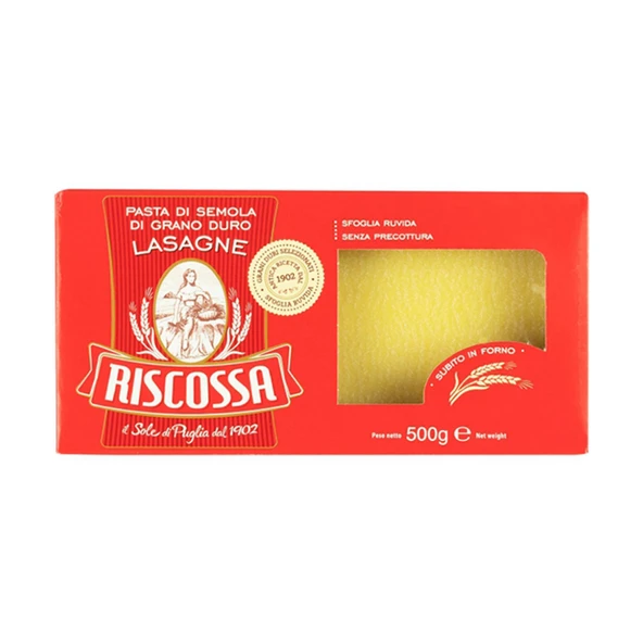Riscossa Lasagne 500 g e ürün görseli 1