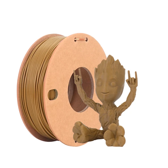 RhinoLab Wood PLA Filament - Teak 250gr ürün görseli 1