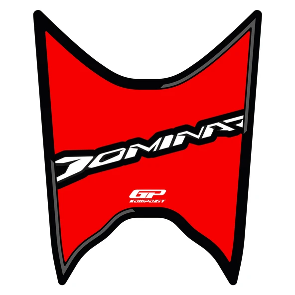 GP Kompozit Bajaj Dominar 250 / 400 2020-2024 Uyumlu Tank Pad Kırmızı ürün görseli 1