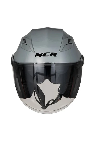 ÇENSİZ KASK NARDO GRİ - Resim 2