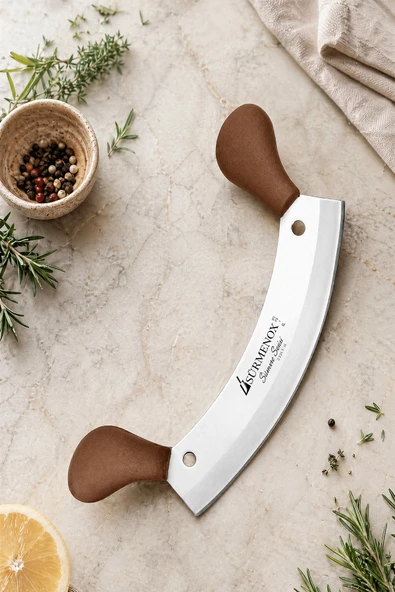 Sürmene Silver Serisi Börek Pizza Bıçağı Kahve Sap Kıyma Pide Salata Mutfak Bıçak HDS-112 ürün görseli 1