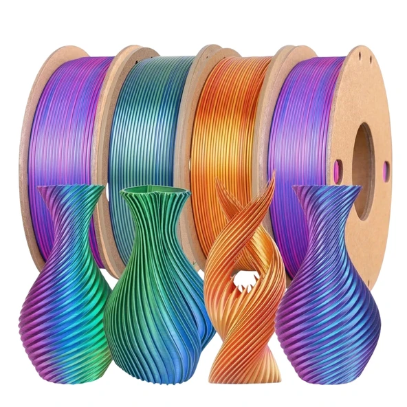 RhinoLab PLA Silk Dual-Mystic Filament 4 Adet ürün görseli 1