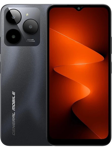 GENERAL MOBİLE ERA30 4+4 GB 128 GB SİYAH (GENERAL MOBİLE TÜRKİYE GARANTİLİ) ürün görseli 1