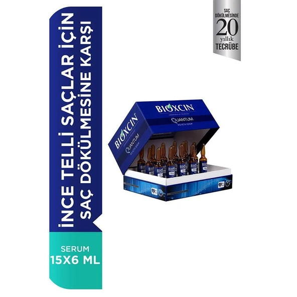 Bioxcin Quantum Saç Bakım Serumu 6 ml x 15 ürün görseli 1