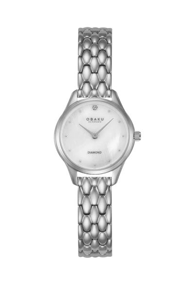 Obaku Denmark V297SXCWSC Quartz Çelik Gri 24 mm Kadın Kol Saati ürün görseli 1