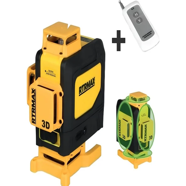 Rtrmax RTM059 Profesyonel Li-Ion Şarjlı 4X360⁰ Yeşil Lazer Distomat ürün görseli 1