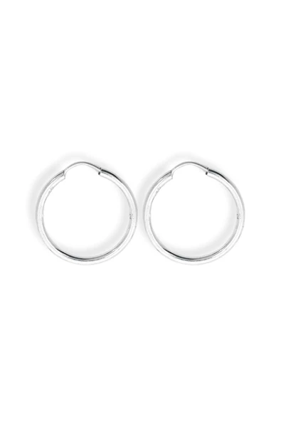 Gümüş Halka Küpe 3mm Kalınlık 2.5x2.5CM ürün görseli 1