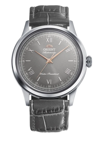 Orient Bambino RA-BB0006N30B Kurmalı Otomatik Deri Gri 39 mm Erkek Kol Saati ürün görseli 1