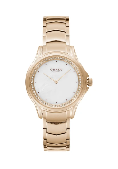 Obaku Denmark V261LEVWSV Çelik Rose Jasmin 35 mm Kadın Kol Saati ürün görseli 1