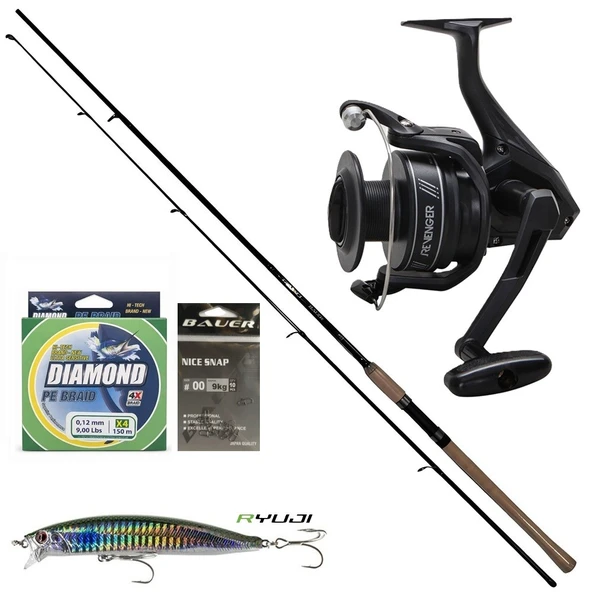 Okuma A RV-4000A Bauer Daiko 270 Cm 10-40 Gr Spin Olta Seti ürün görseli 1