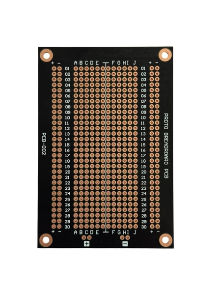 PCB-002 94x64MM 484 Noktalı Siyah PCB Proto Board ürün görseli 1