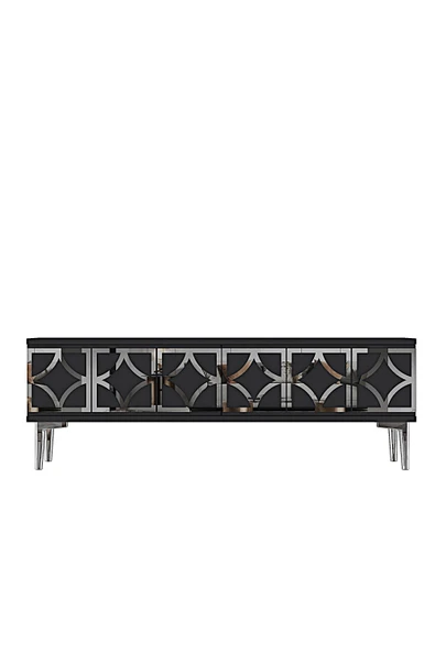 TSA1237AS LEM Tv Sehpası Antrasit-Silver 120cm - Resim 4