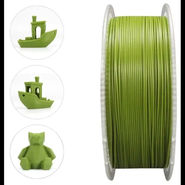 RhinoLab PLABS High Speed Filament - Army Green ürün görseli 1