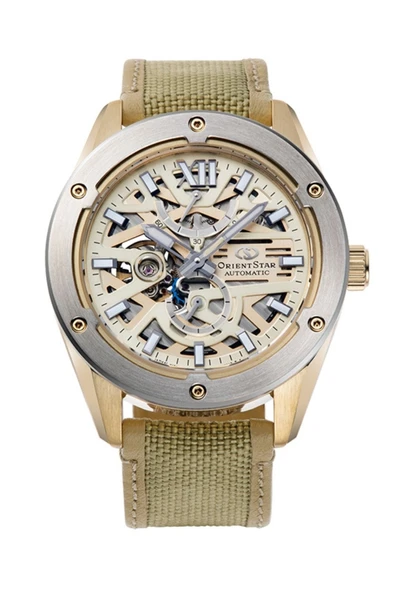 Orient Star RE-BZ0005G00B Kurmalı Otomatik Deri Sarı 10 ATM 42 mm Erkek Kol Saati ürün görseli 1
