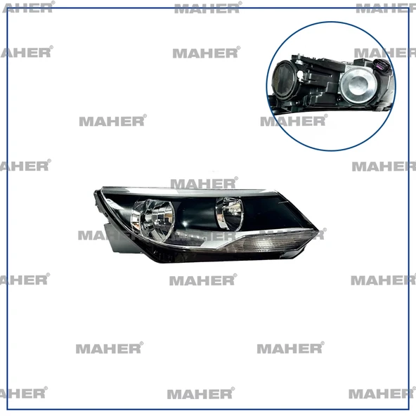 Volkswagen Tiguan 2012-2018 Far Sağ (Oem No:5N1941006C) ürün görseli 1