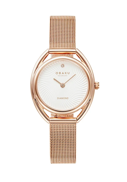 Obaku Denmark V286LXVIMV Quartz Kristal Mineral 29 mm Kadın Kol Saati ürün görseli 1