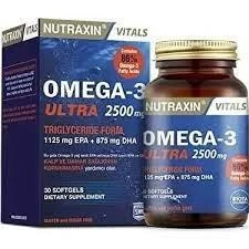 Nutraxin Omega-3 Ultra 2500 mg 30 Kapsül ürün görseli 1