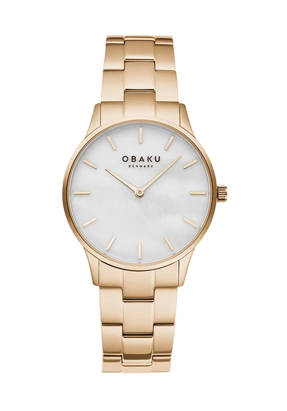 Obaku Denmark V247LXVWSV Quartz Çelik Rose Gold 35 mm Kadın Kol Saati ürün görseli 1