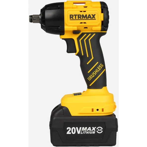 Rtrmax RTS5030 Akülü Somun Sıkma 350 Nm (Kömürsüz) 2 x 4 Ah 20 V Akü ürün görseli 1