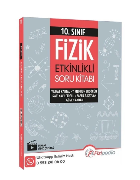 10. Sınıf Fizik Etkinlikli Soru Bankası Fizipedia Yayınları ürün görseli 1