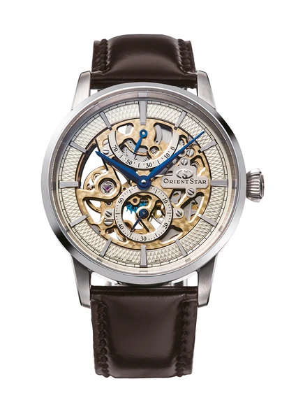 Orient RE-AZ0004S00B Deri Kahverengi 38 mm Otomatik Erkek Kol Saati ürün görseli 1