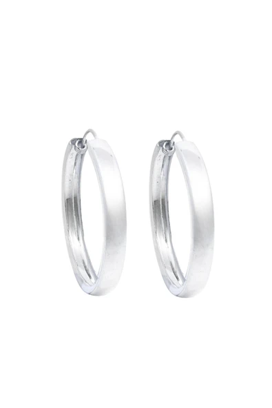 Enli Gümüş Halka Küpe – 6mm Kalınlık-4.5x4.5cm ürün görseli 1
