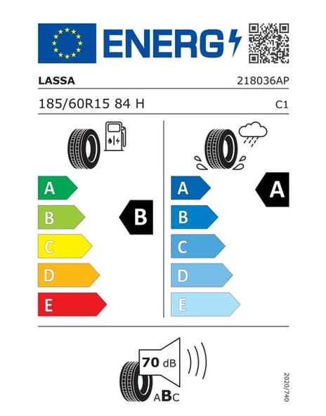 LASSA 185/60R15 84H REVOLA - Resim 2