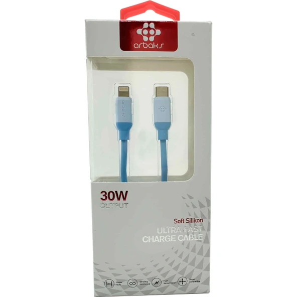 30W TYPE-C To Lightning İphone Şarj Kablosu Arbaks Arb-316 ürün görseli 1