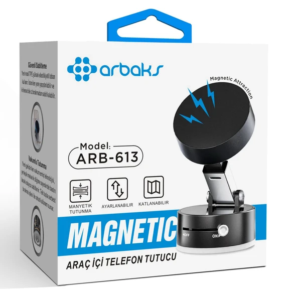 Manyetik Araç Telefon Tutucu Arbaks ARB-613 ürün görseli 1