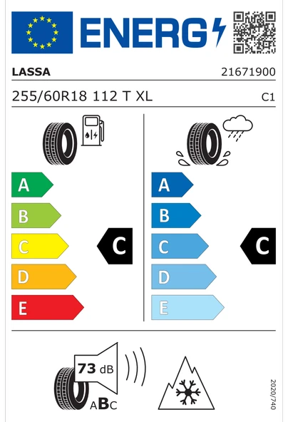 LASSA 255/60R18 112T XL COMPETUS A/T 3 ürün görseli 1