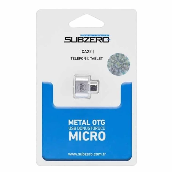 (Micro) Metal Otg Subzero CA22 ürün görseli 1