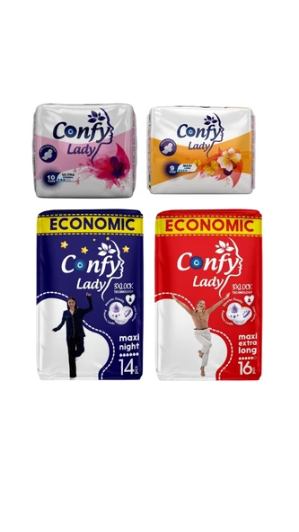 Confy Lady Gece ve Gündüz Özgürlük Seti 49 Adet ürün görseli 1