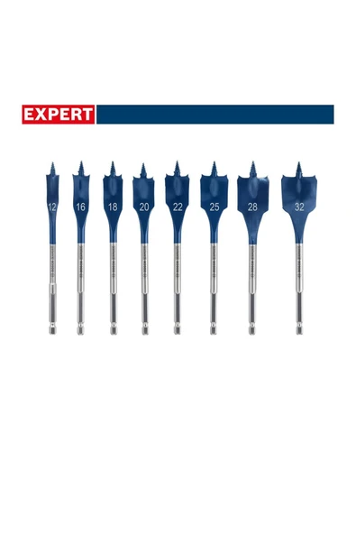 Bosch Expert 12-32 mm 8’li Yaprak Matkap Ucu Seti 2608902111 ürün görseli 1