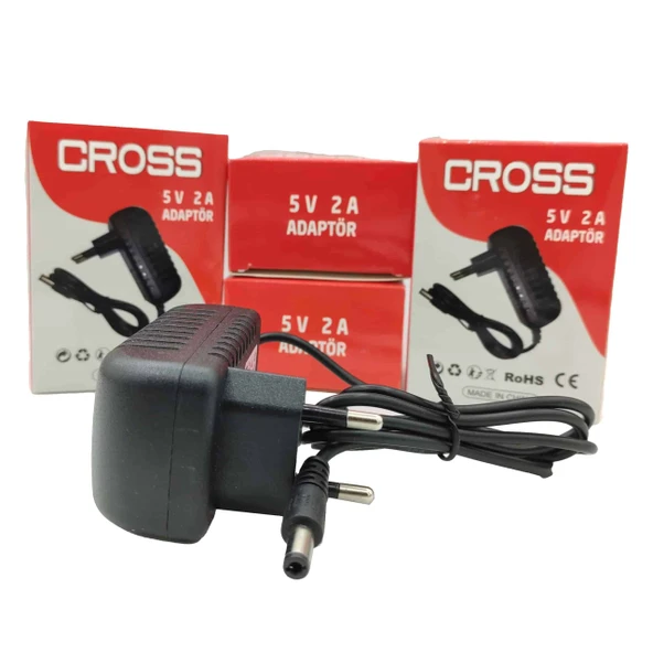5V 2A 5.5*2.5mm Adaptörü Cross ürün görseli 1