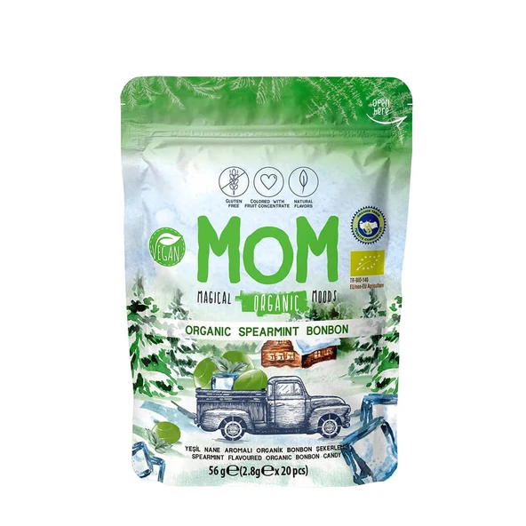 MOM Organik Naneli Bonbon Şeker 20'li Paket ürün görseli 1