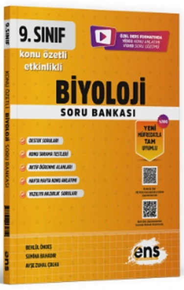 9. Sınıf Biyoloji Soru Bankası ENS Yayıncılık ürün görseli 1