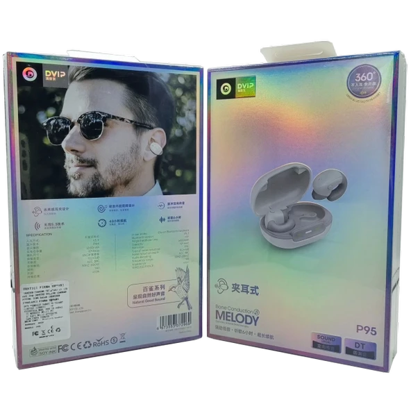 Melody Natural Good Sound Android & iOS Bluetooth Kulaklık DVIP P95 ürün görseli 1