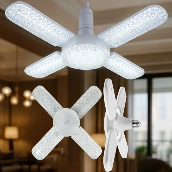 60W KIALED 4+1 Kristal Pervane Ampul - 5400 Lümen | Toptan LED Aydınlatma ürün görseli 1