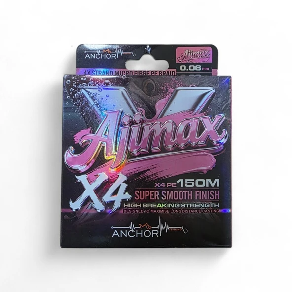 Anchor Ajimax X4 PE Braid 150mt LRF İp Misina - Resim 2
