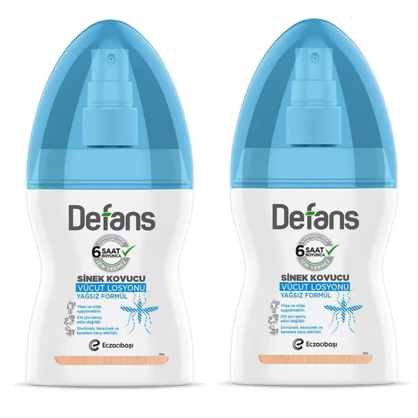 Defans Su Bazlı Sinek Kovucu Losyon 100 ml 2 Adet ürün görseli 1