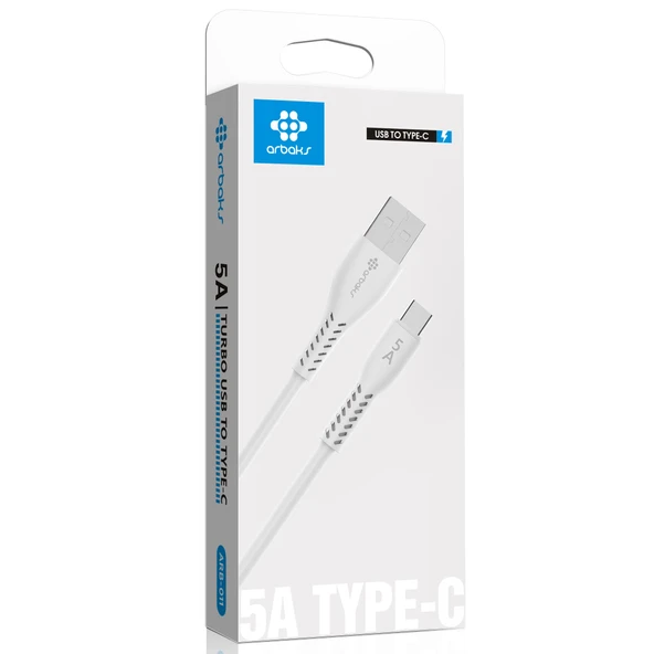 TYPE-C 5A Usb Şarj Kablosu Arbaks ARB-011 ürün görseli 1