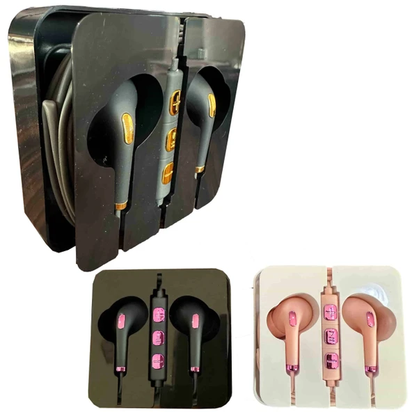 EarPro Tasarımlı Microfonlu Kulaklık (Renkli) 3.5MM ürün görseli 1