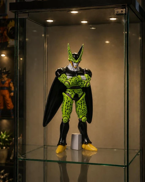 Dragon Ball Z Cell Figür Biblo 32 CM Koleksiyonluk Anime Dekor ürün görseli 1